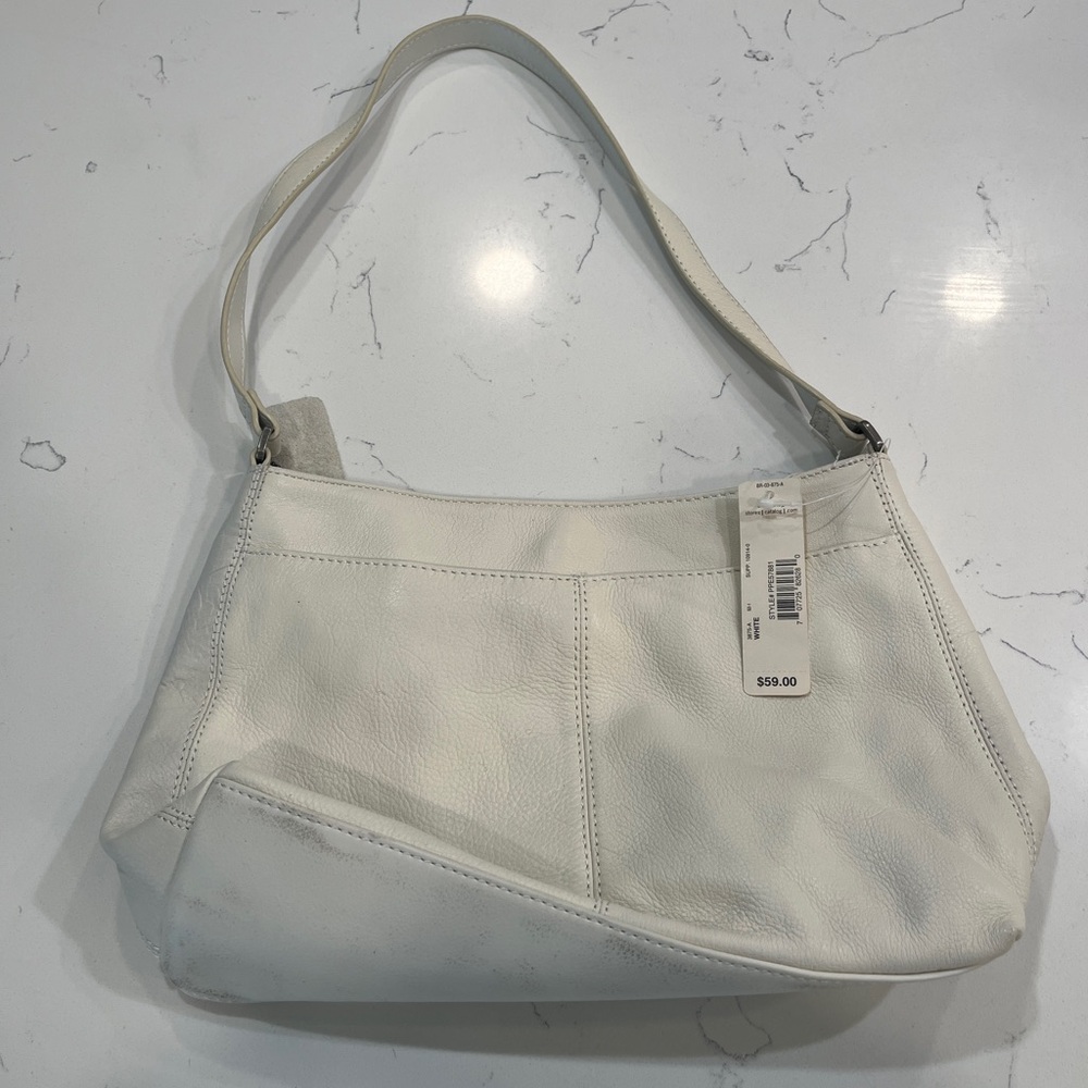 St. John's Bay Cream Shoulder Bag